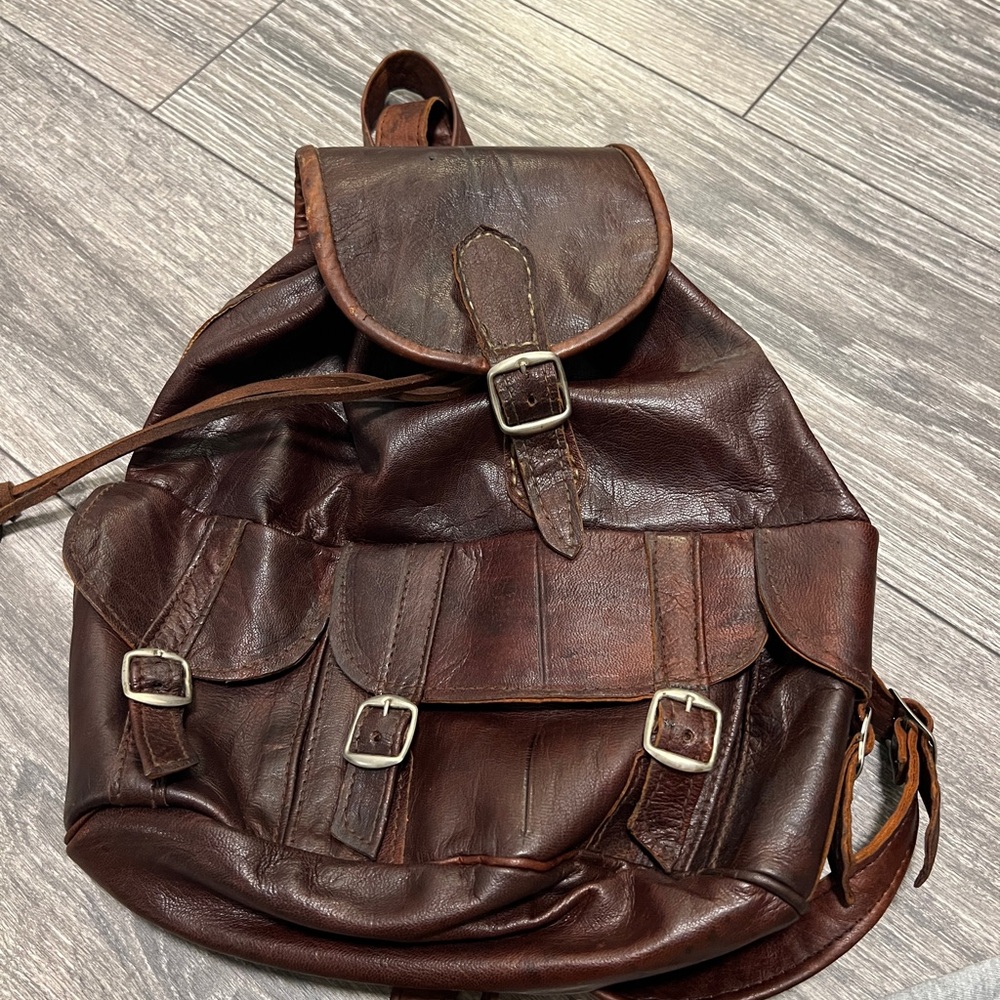 Leather Backpack from Spain